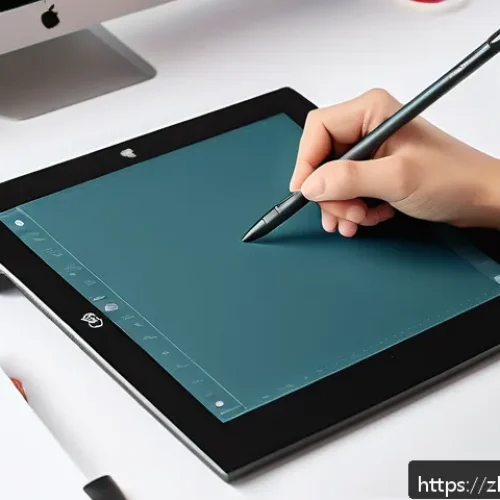 디지털아트 태블릿 액정 보호 필름 추천 - A highly detailed digital artist&rsquo;s workspace showcasing a modern digital drawing tablet with a matte...